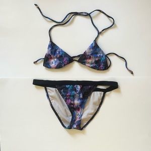 Lara Bingle Dream Camo Galaxy Space Bikini Set